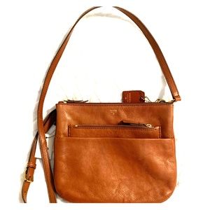 Fossil NWT Tessa Crossbody Bag in Brown leather